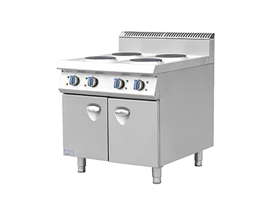 電四頭煮食爐連柜圓頭