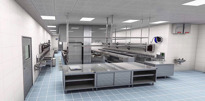 中餐廳廚房解決方案(圖1) 中餐廳廚房解決方案(圖1)