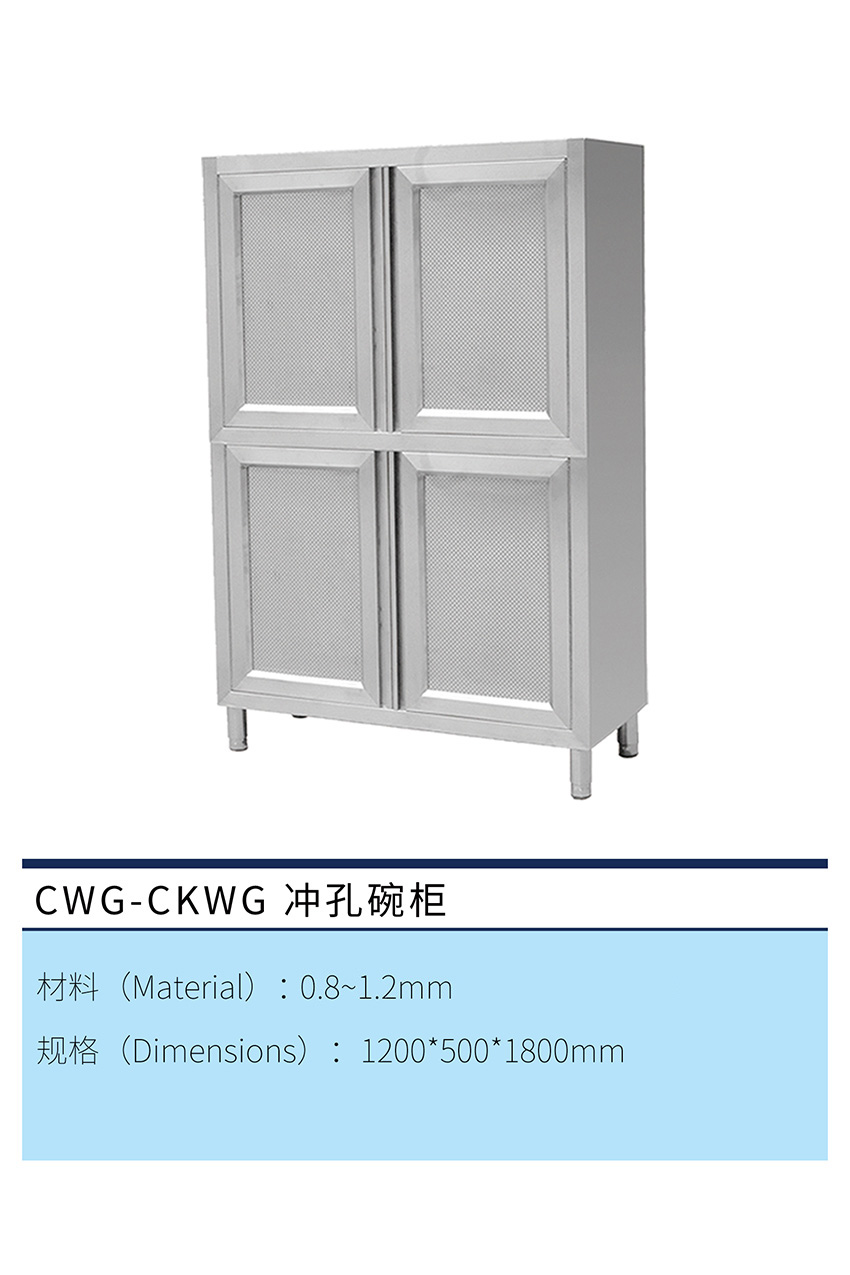 沖孔碗柜(圖1) 沖孔碗柜