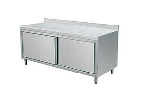 歐版單拉門工作臺帶后背