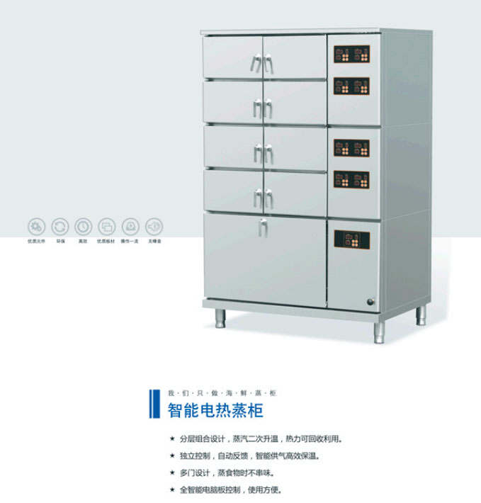 智能電熱蒸柜(圖1) 智能電熱蒸柜