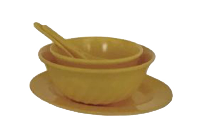 純色密胺餐具組合(圖1) 純色密胺餐具組合