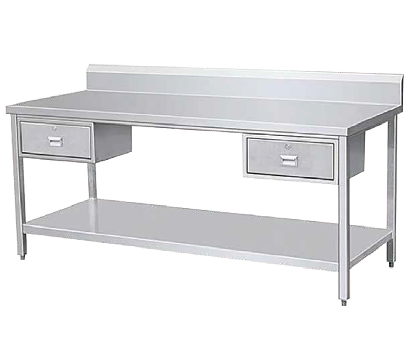 雙層工作臺(tái)雙抽屜