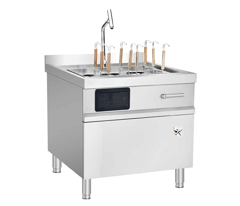 明檔電磁六格旋轉(zhuǎn)煮餃爐