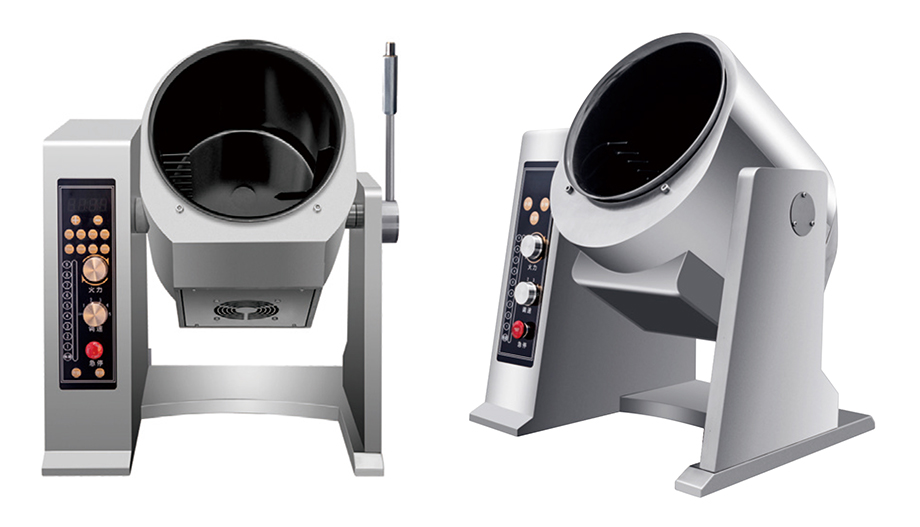 臺(tái)式滾筒炒菜機(jī)(圖1)