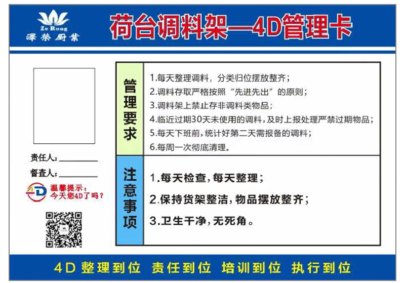 4D廚房管理(2) 4D廚房管理(2)