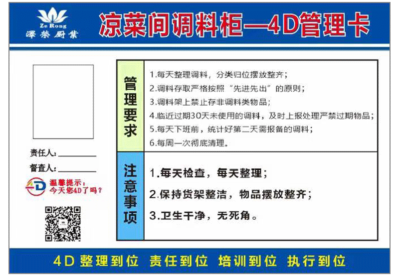 4D廚房管理(3) 4D廚房管理(3)